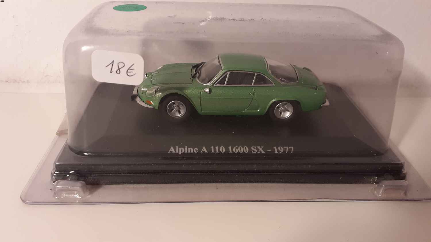 Renault Alpine A110 1600 SX verte de 1977