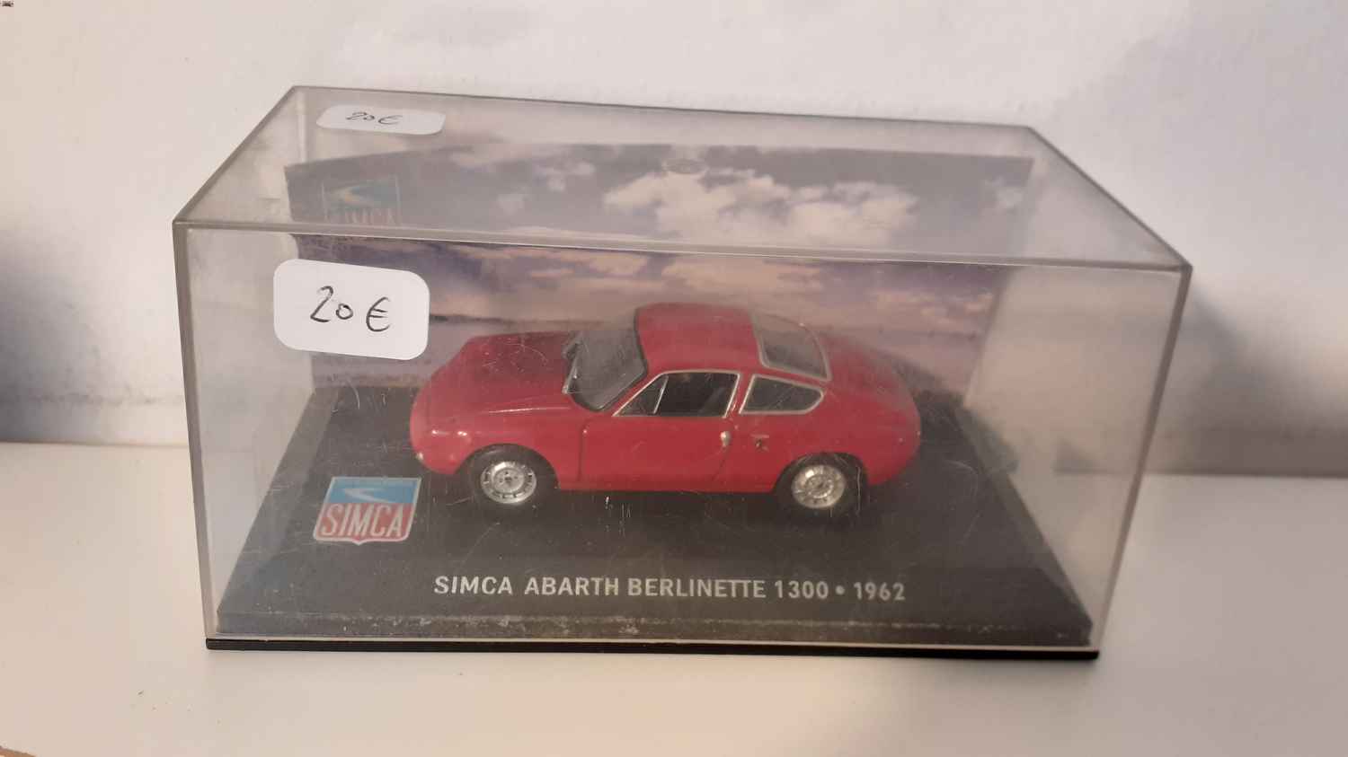 SIMCA Abarth Berlinette 1300 rouge de 1962