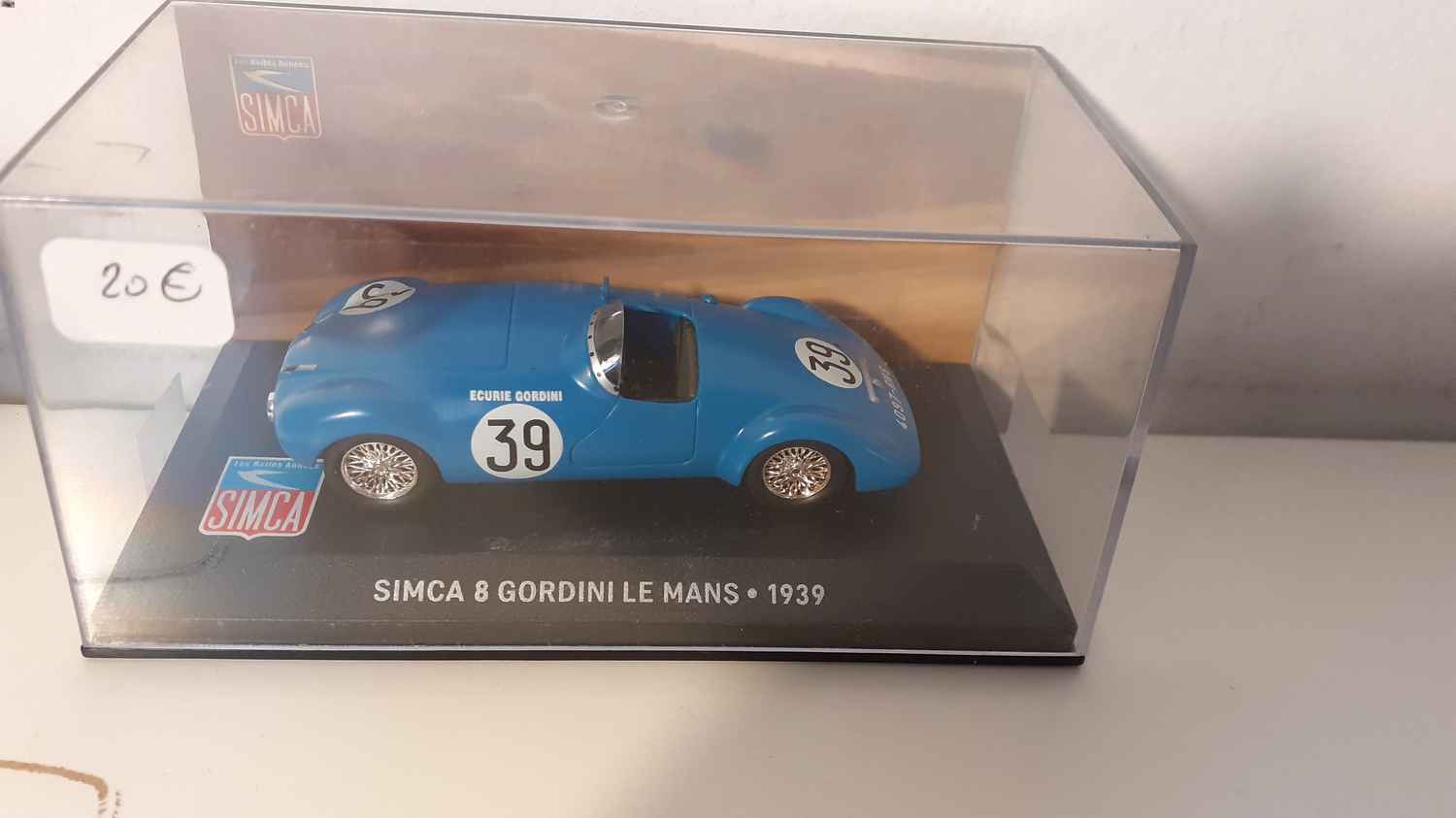 SIMCA 8 Gordini Le Mans bleue de 1939