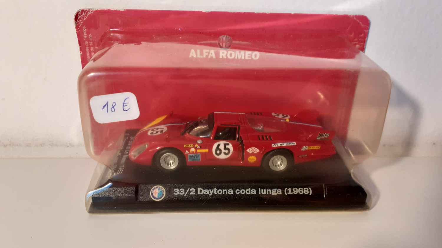 Alfa Roméo 33/2 Daytona coda lunga (24 heures du Mans de 1968)