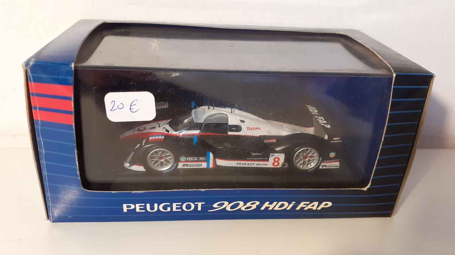 Peugeot 908 HDI FAP de 2007 (avec boite en carton)