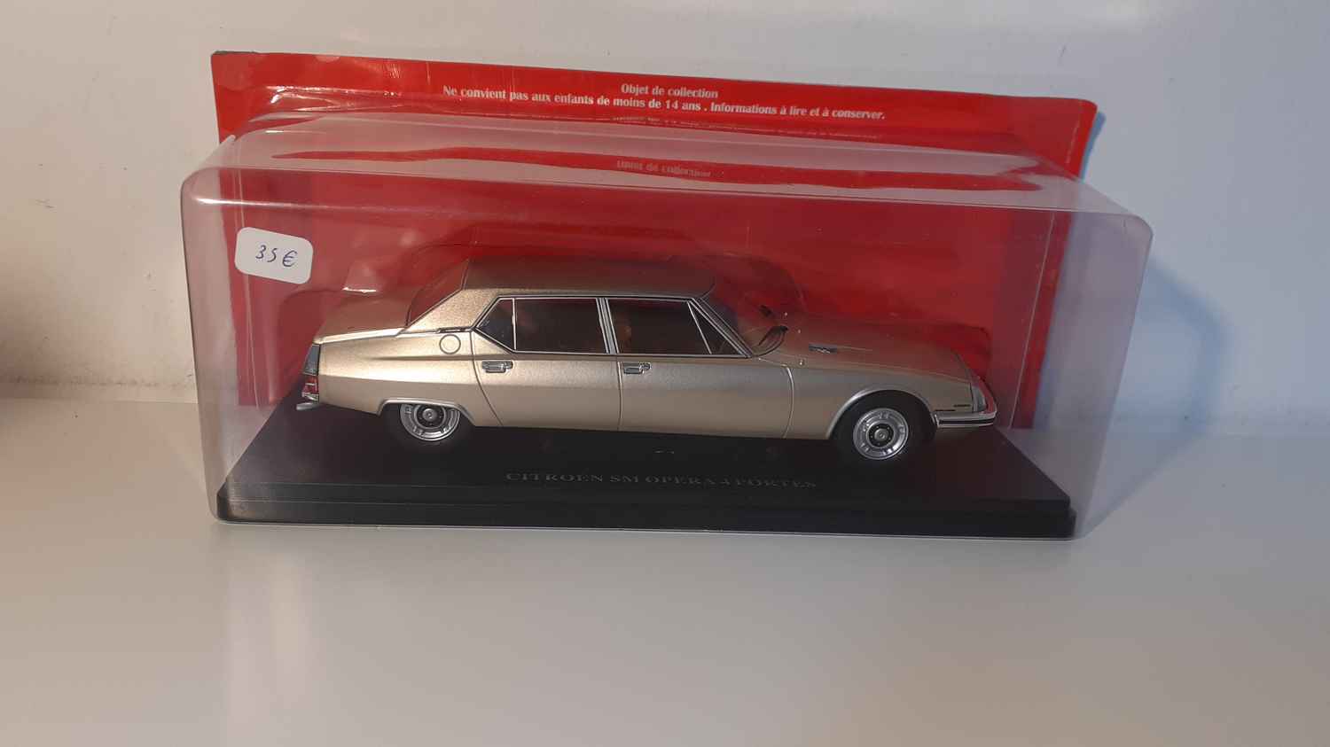 Citroën SM Opéra 4 portes marron claire (échelle 1/24ème)