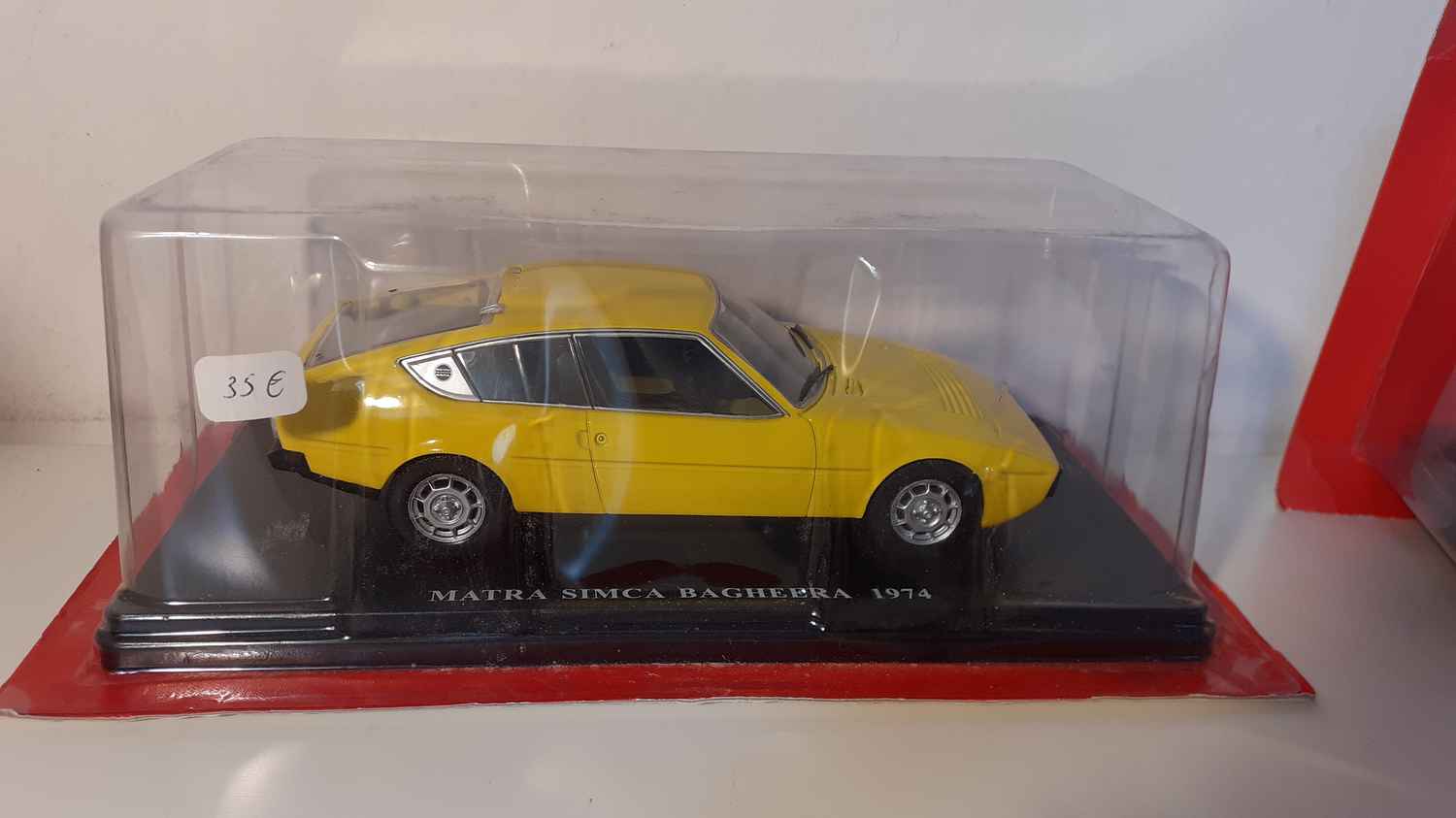 Matra Simca Bagheera jaune de 1974 (échelle 1/24ème)