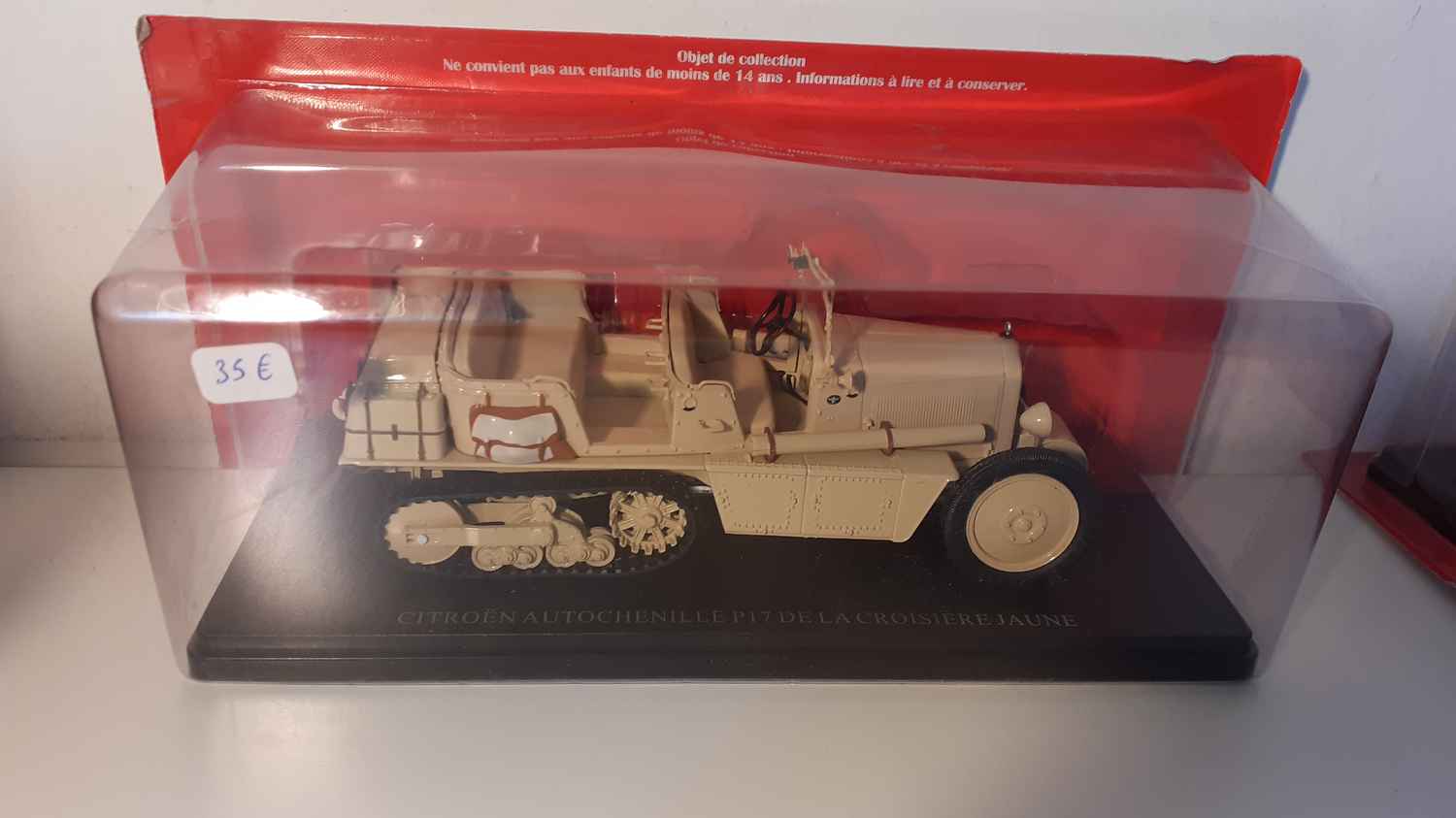 Citroën autochenille P17 de la croisière jaune (échelle 1/24ème)