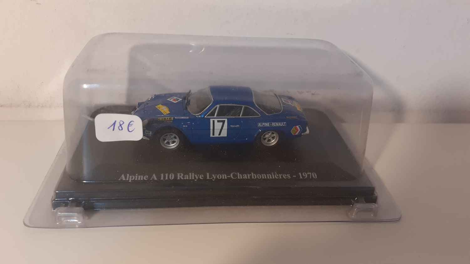 Renault Alpine A110 rallye Lyon-Charbonnières de 1970 (Numéro 17)