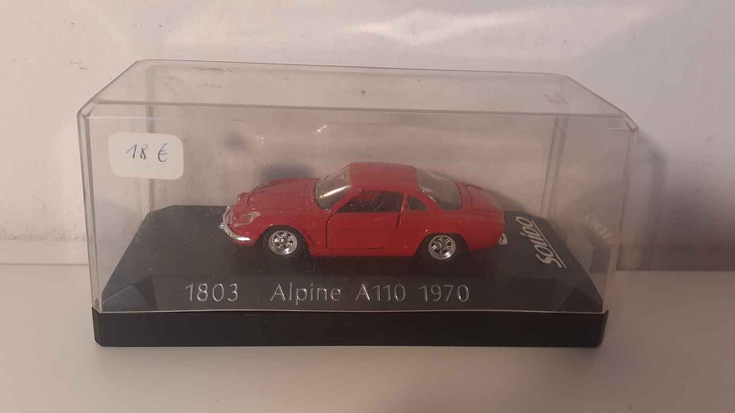 Renault Alpine A110 rouge de 1970 (Solido N°1803)