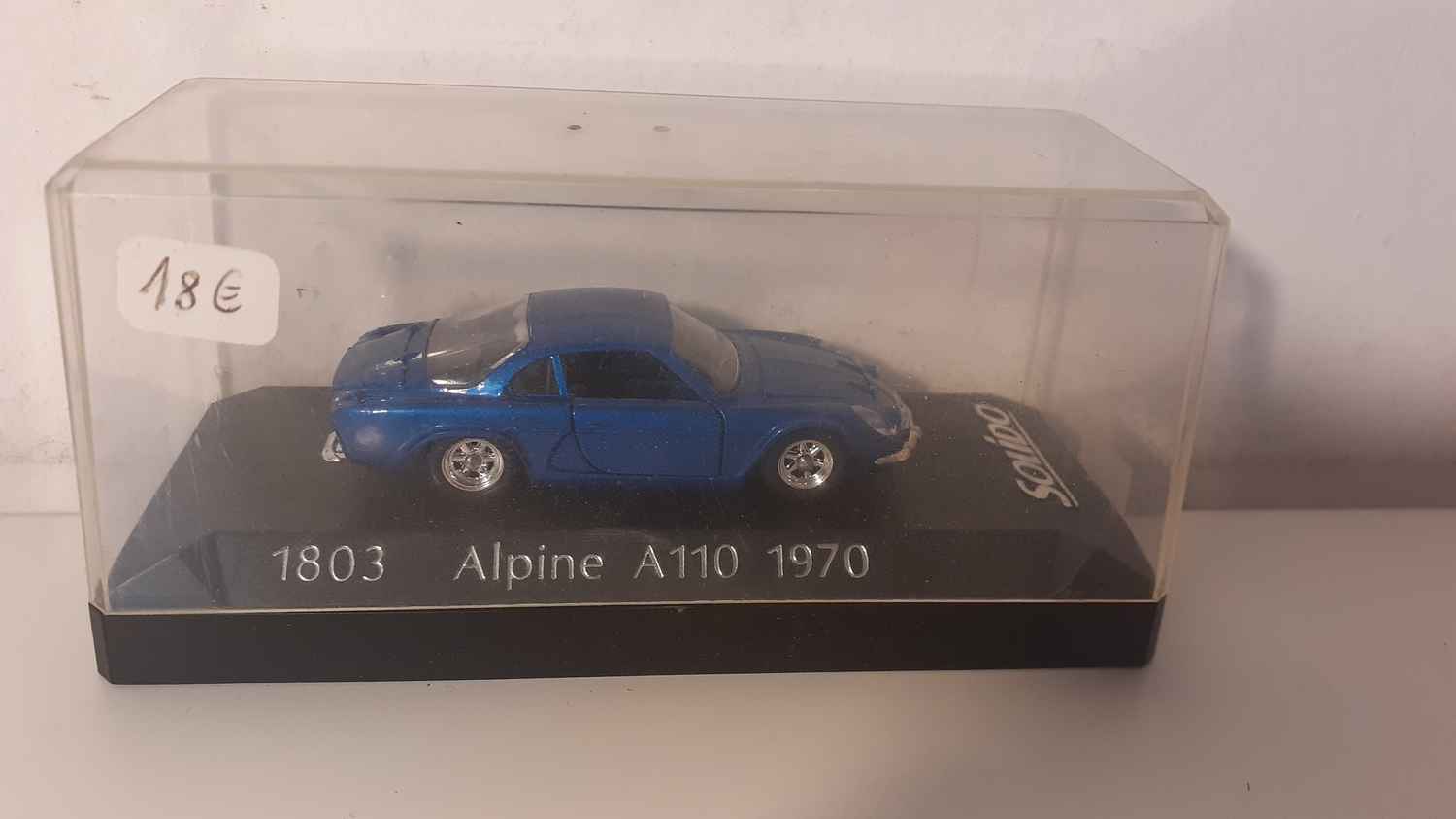 Renault Alpine A110 bleue de 1970 (Solido N°1803)