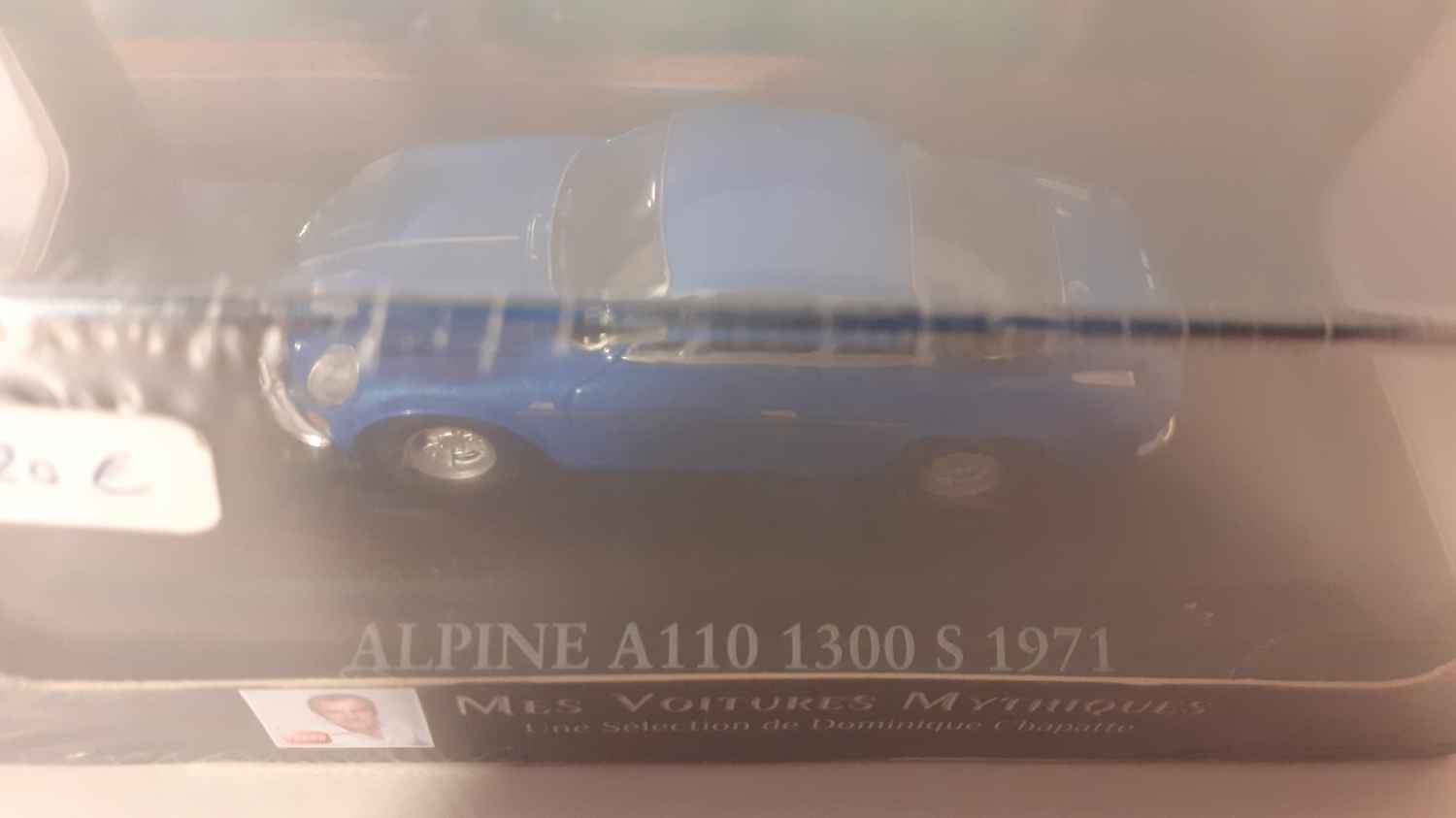 Renault Alpine A110 1300S bleue de 1971 (collection Mes Voitures Mythiques)