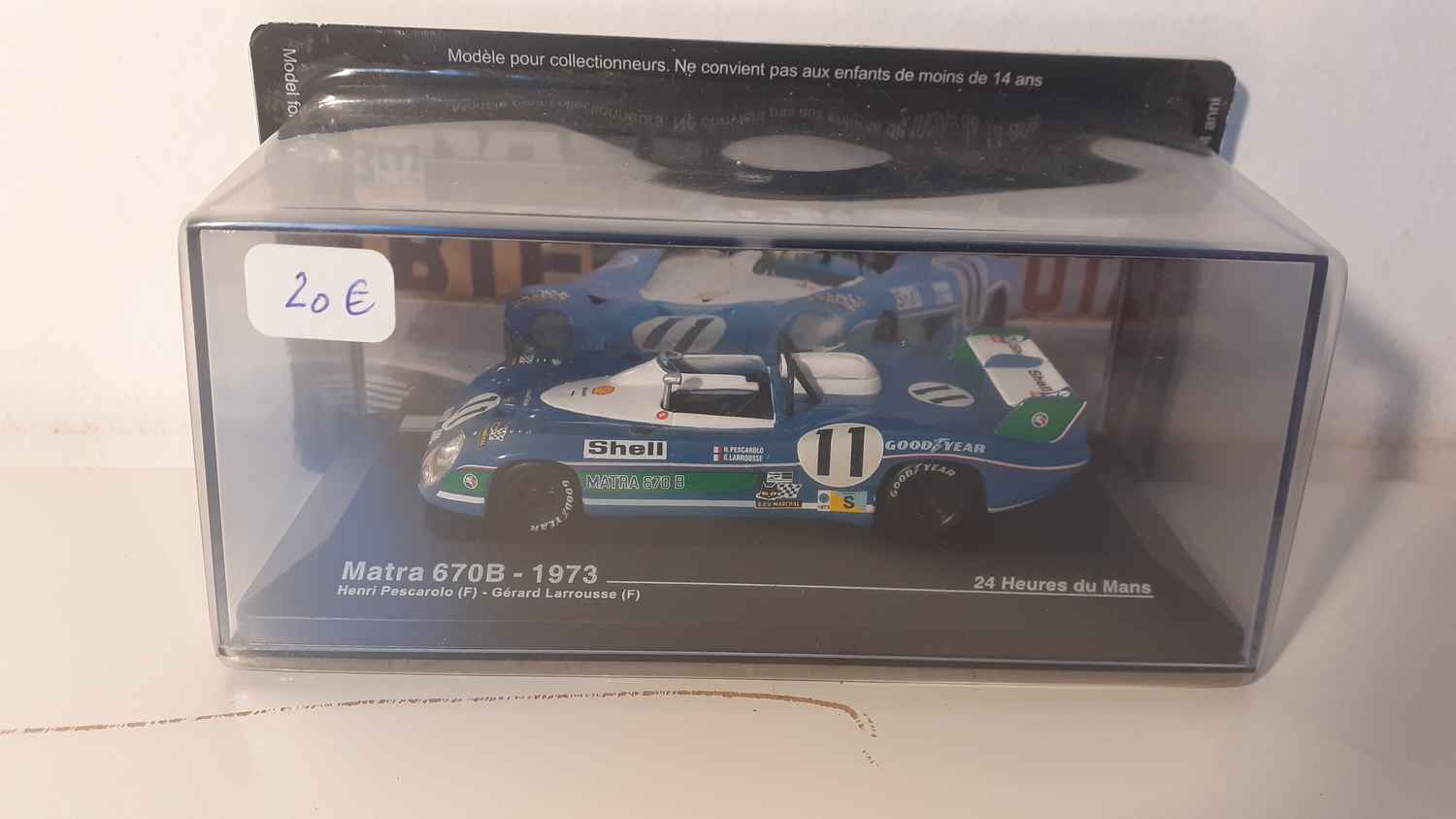 Matra 670B (24 heures du Mans de 1973) - boite plexi