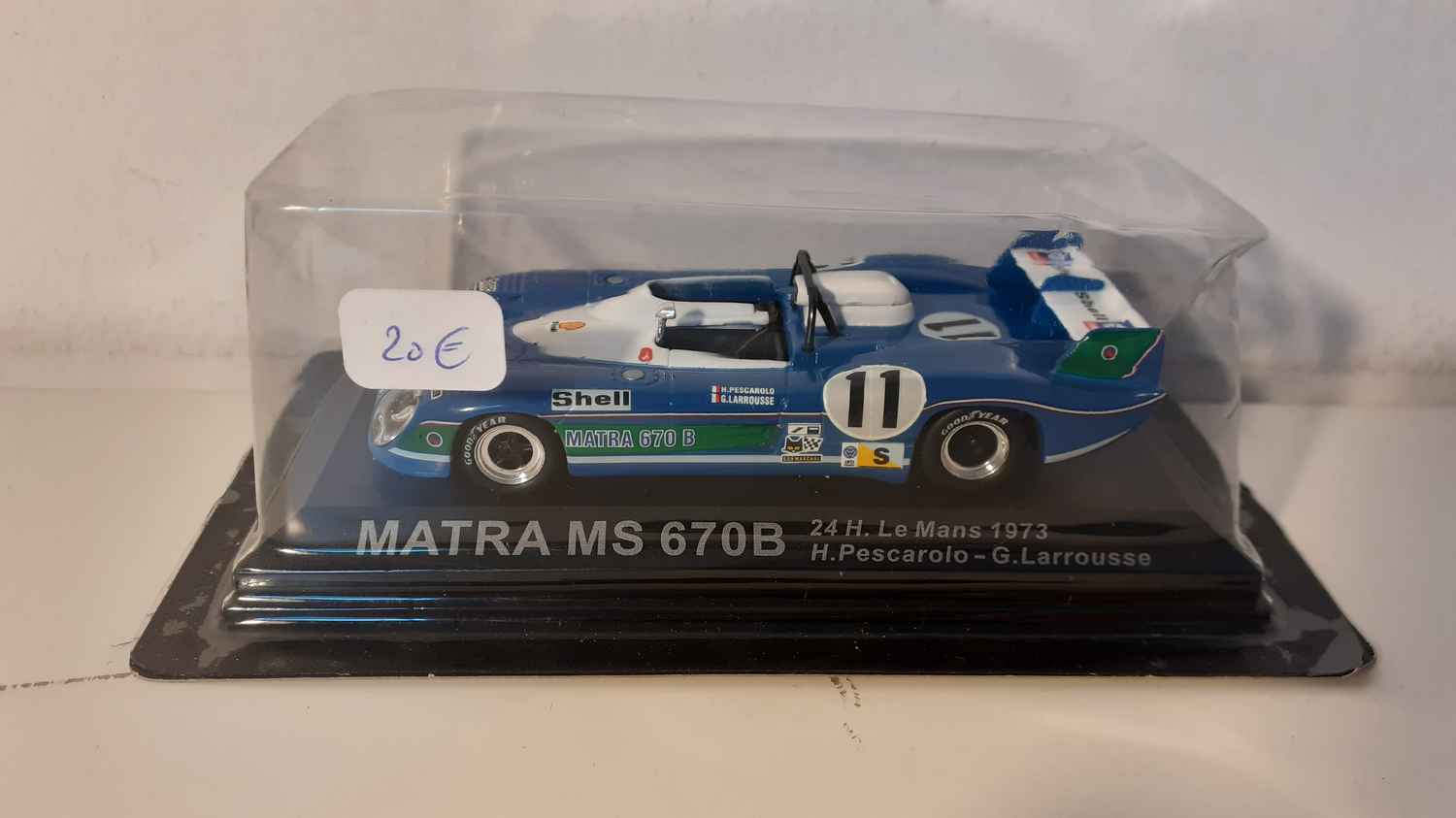 Matra MS 670B (24 heures du Mans de 1973) - voiture sous blister