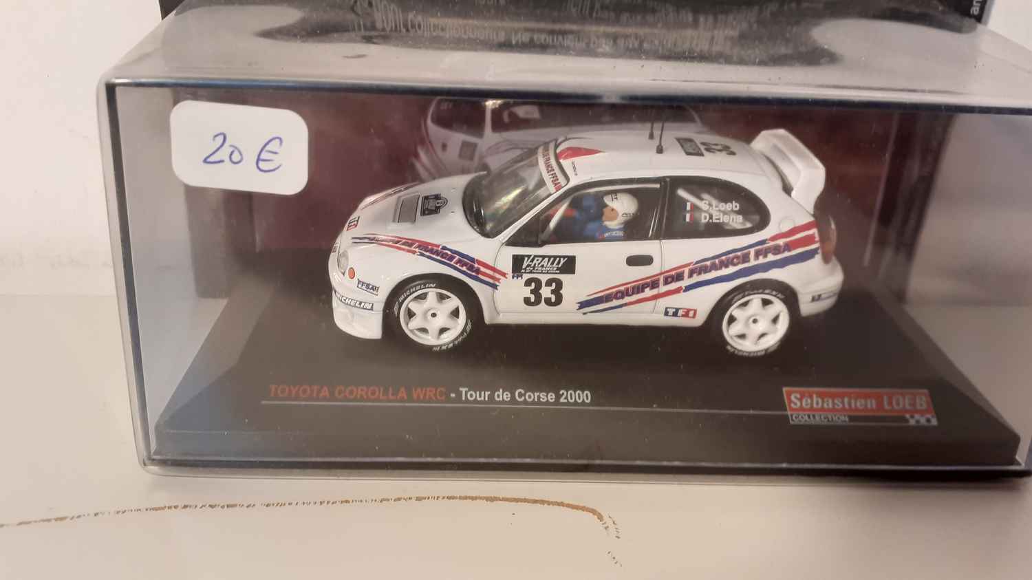 Toyoya Corolla WRC - tour de Corse 2000 (collection Sébastien Loeb)