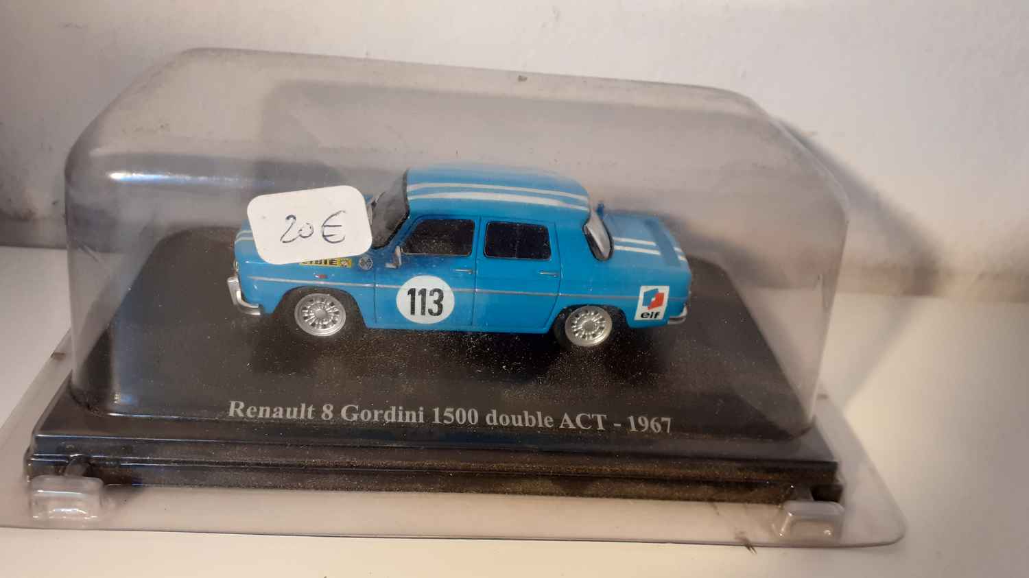 Renault 8 Gordini 1500 double ACT avec le N°113 de 1967