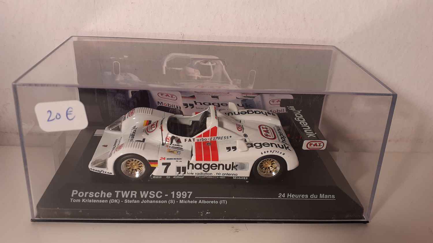 Porsche TWR WSC blanche (24 heures du Mans de 1997)