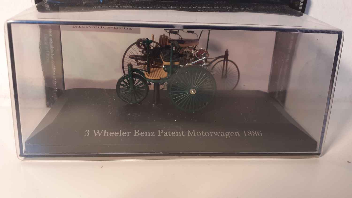 Mercedes 3 Wheeler Benz Patent Motorwagen de 1886