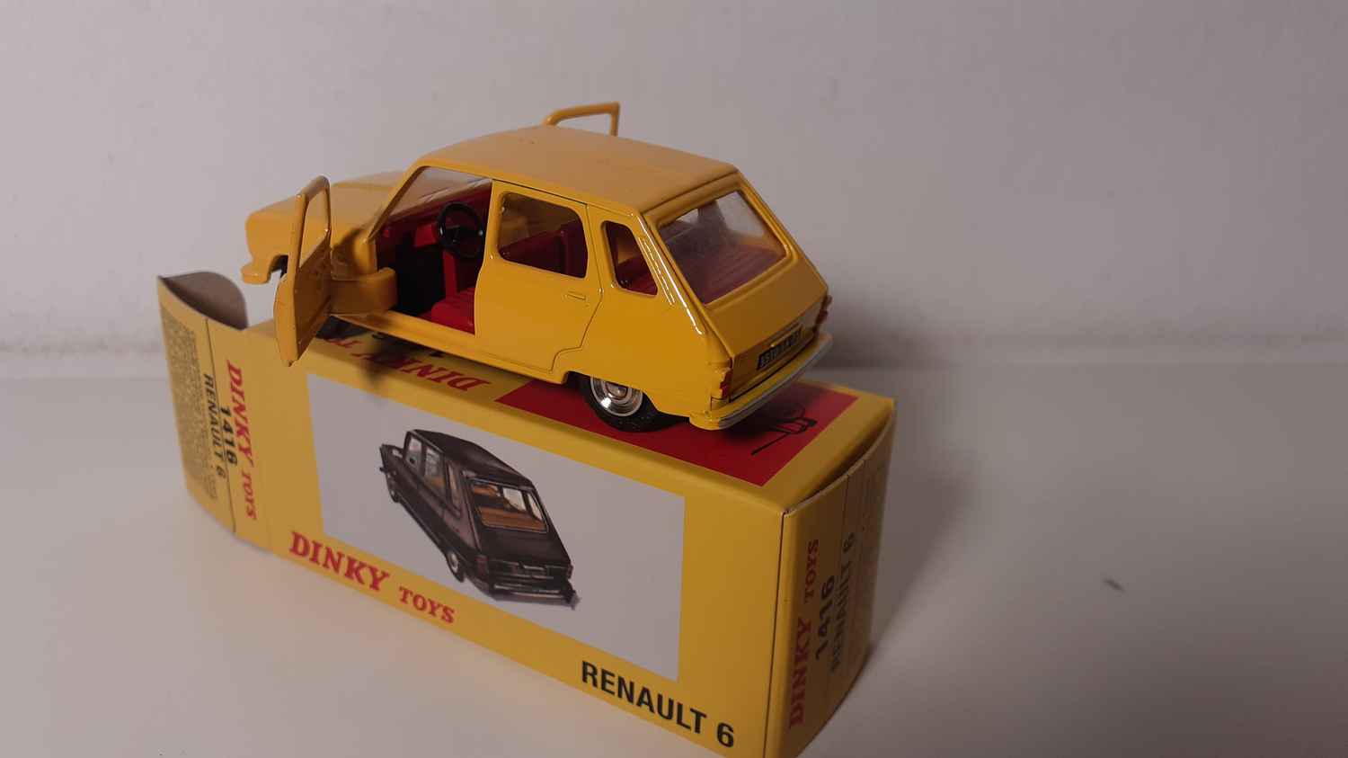 Renault 6 jaune Dinky-Toys (Editions Atlas)