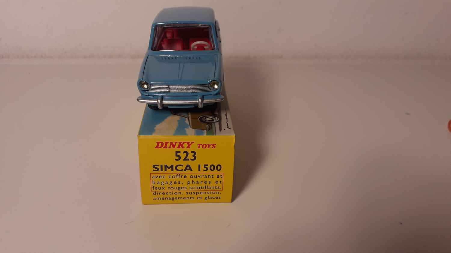 Simca 1500 bleue Dinky-Toys (Editions Atlas)