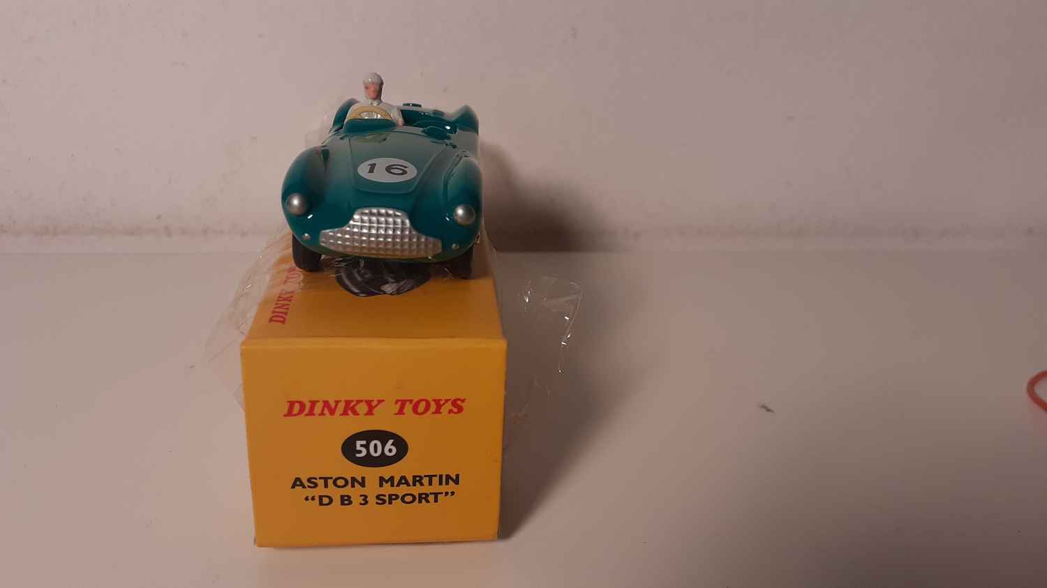 Aston-Martin DB 3 sport vert Dinky-Toys (Editions Atlas)