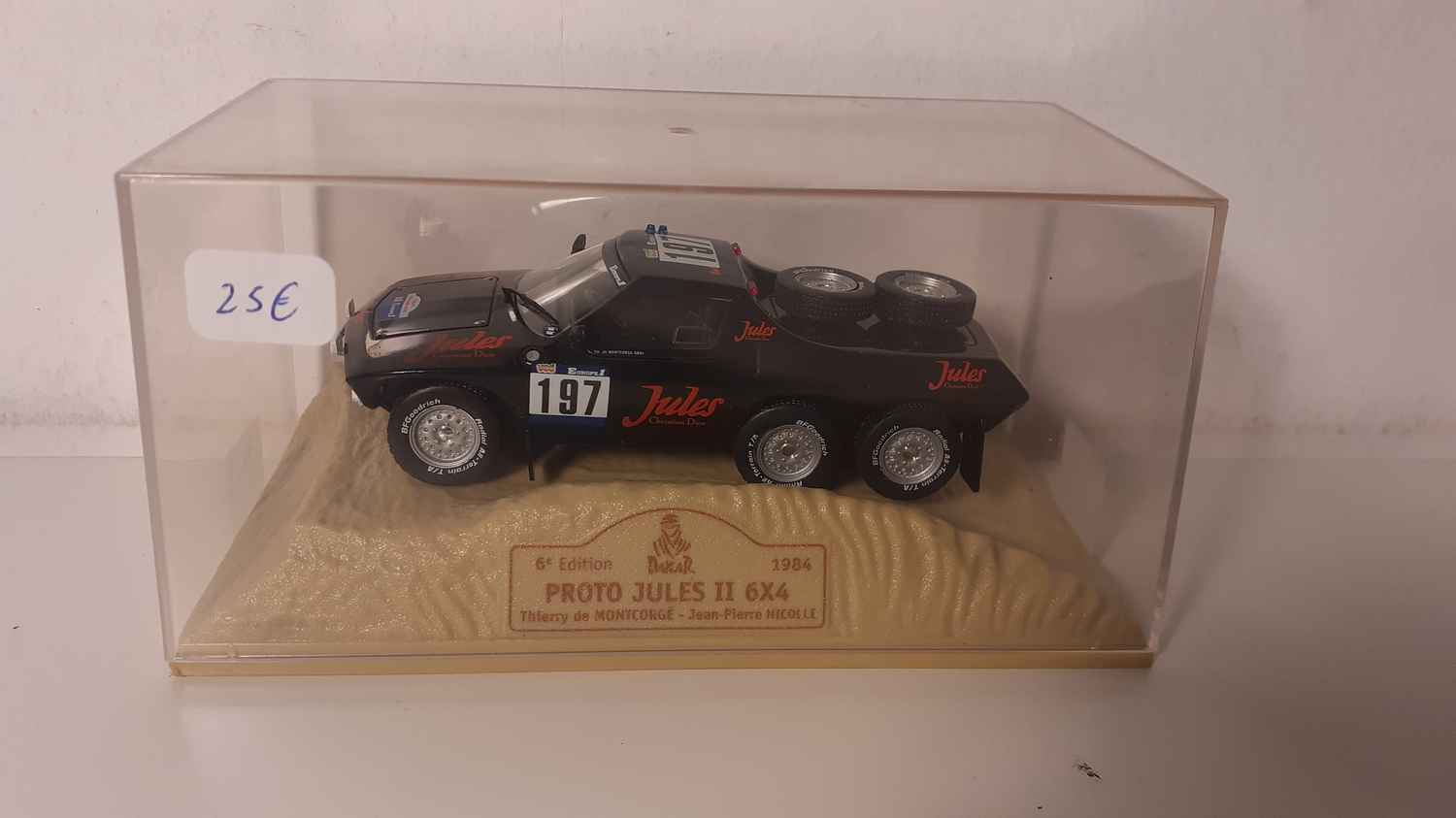 Proto Jules II 6x4 N°197 (rallye Paris-Dakar 1984)