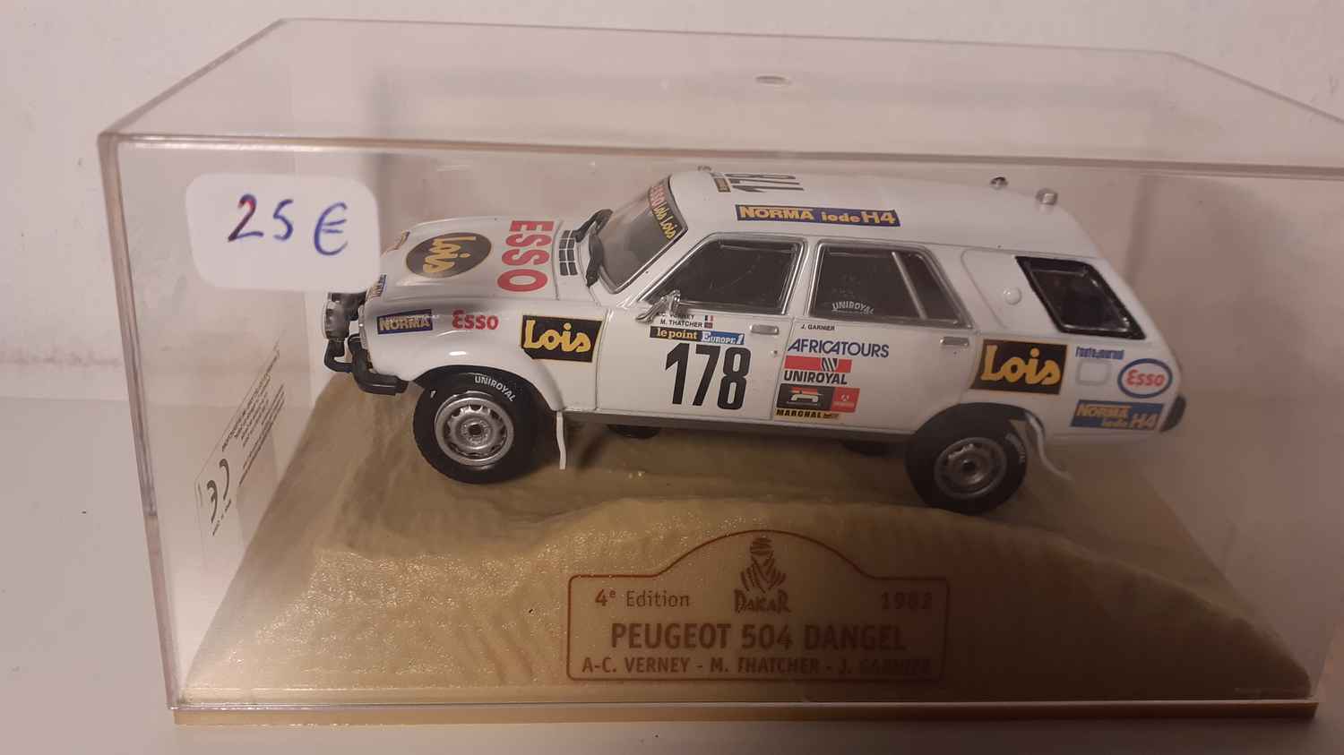 Peugeot 504 Dangel N°178 (rallye Paris-Dakar 1982)