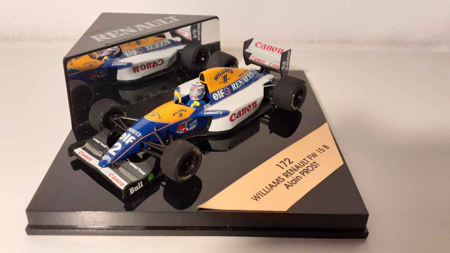 Williams Renault FW 15B (Formule 1) - Alain Prost