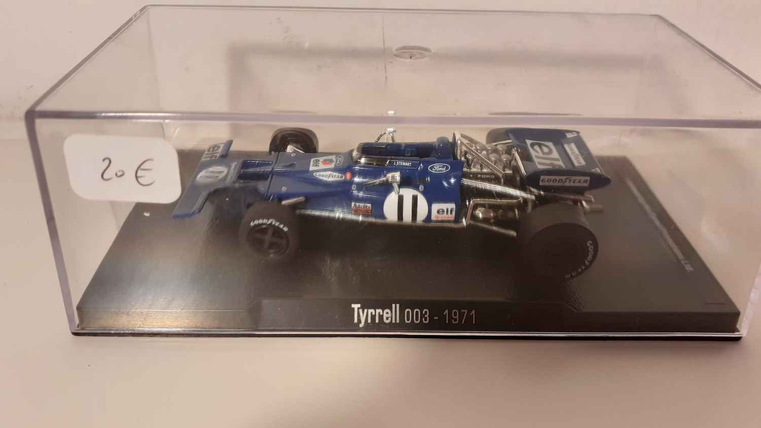 Tyrrell 003 bleue de 1971 (Formule 1)