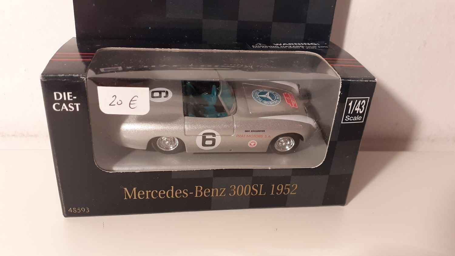 Mercedes-Benz 300SL grise de 1952