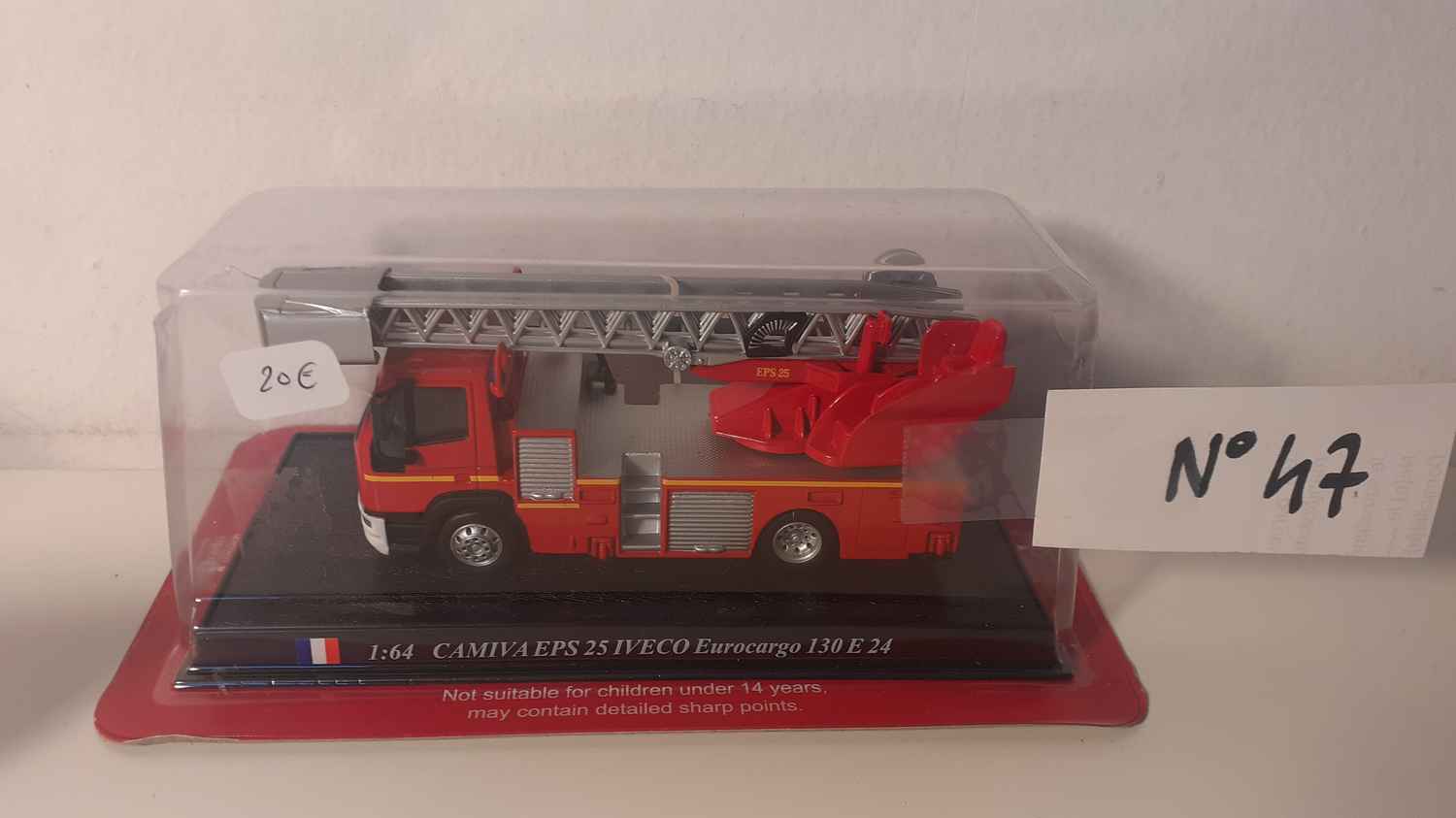 Véhicule N°47 de pompiers - Camiva EPS 25 Ivéco Eurocargo 130 E 24