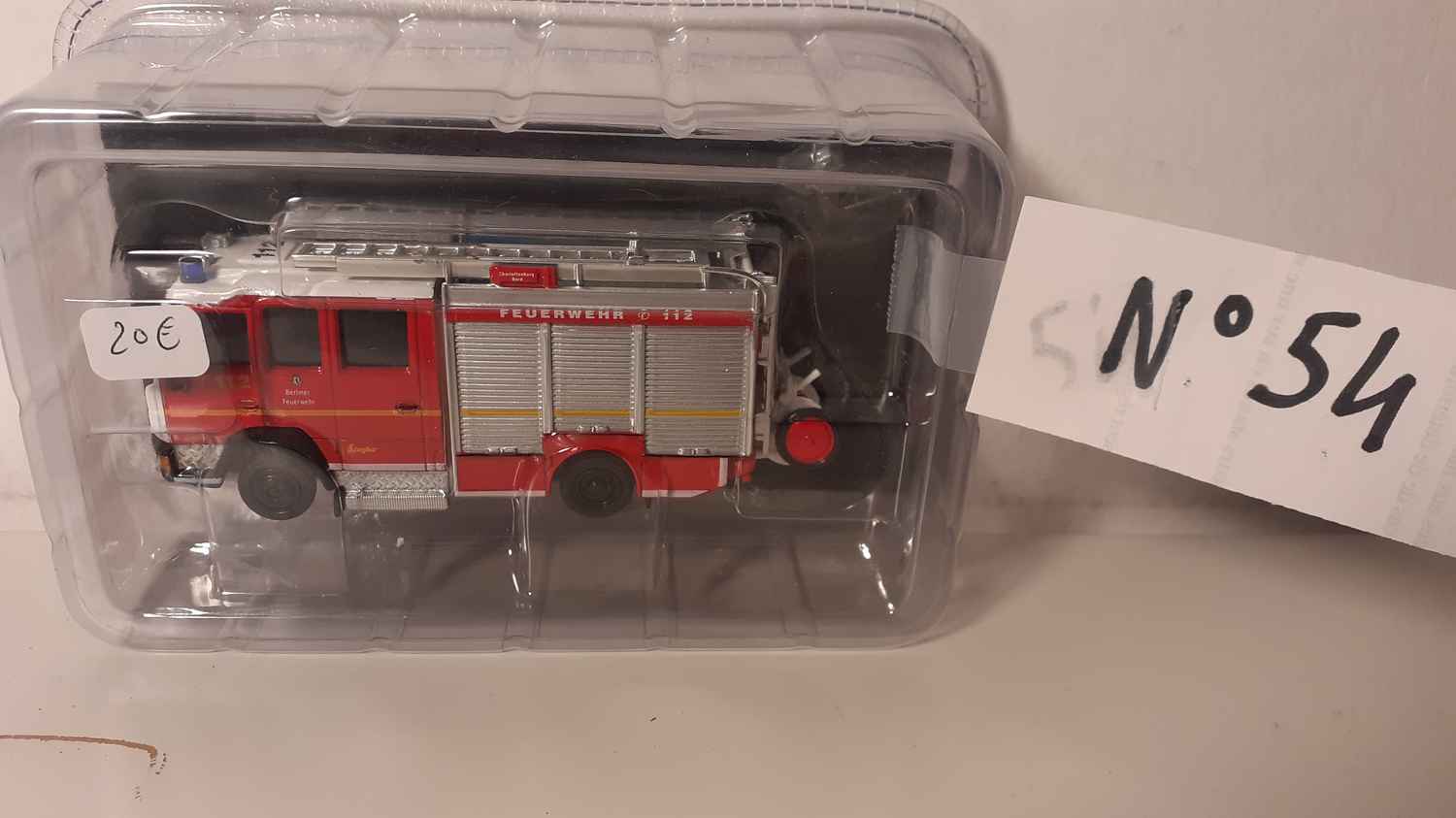 Véhicule N°54 de pompiers - MAN 10.224 LHF 16/12 de 2002