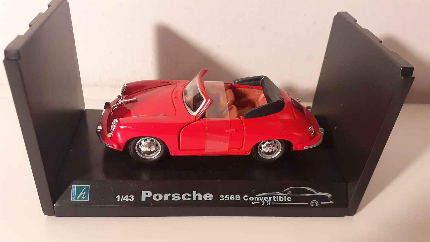 Porsche 356B convertible rouge