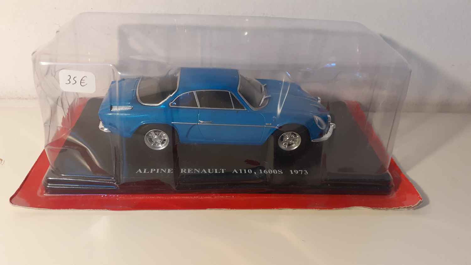 Renault Alpine A110 1600S bleue de 1973 (échelle 1/24ème)