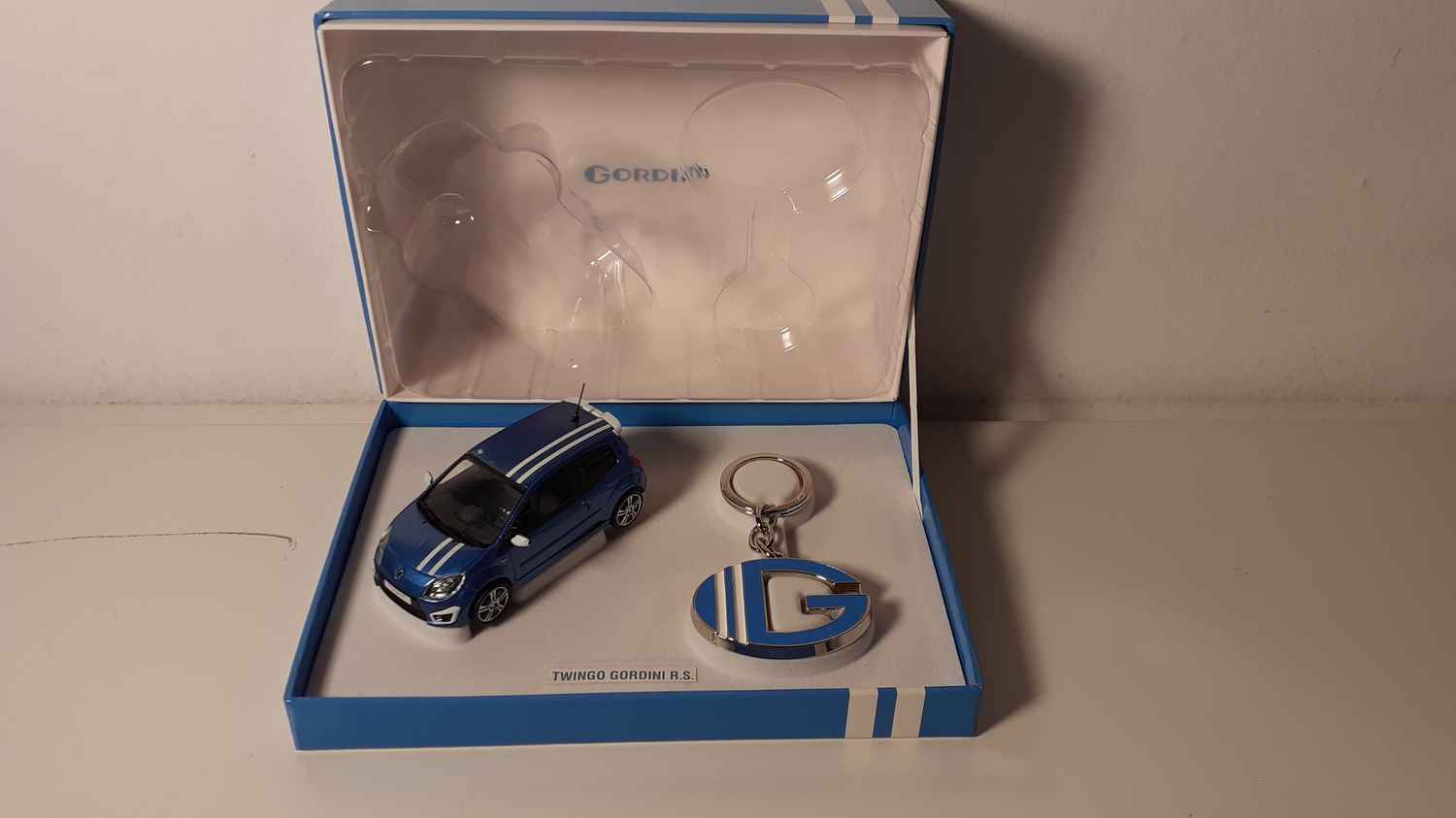 Renault Twingo Gordini R.S. (coffret avec voiture et porte-clefs)