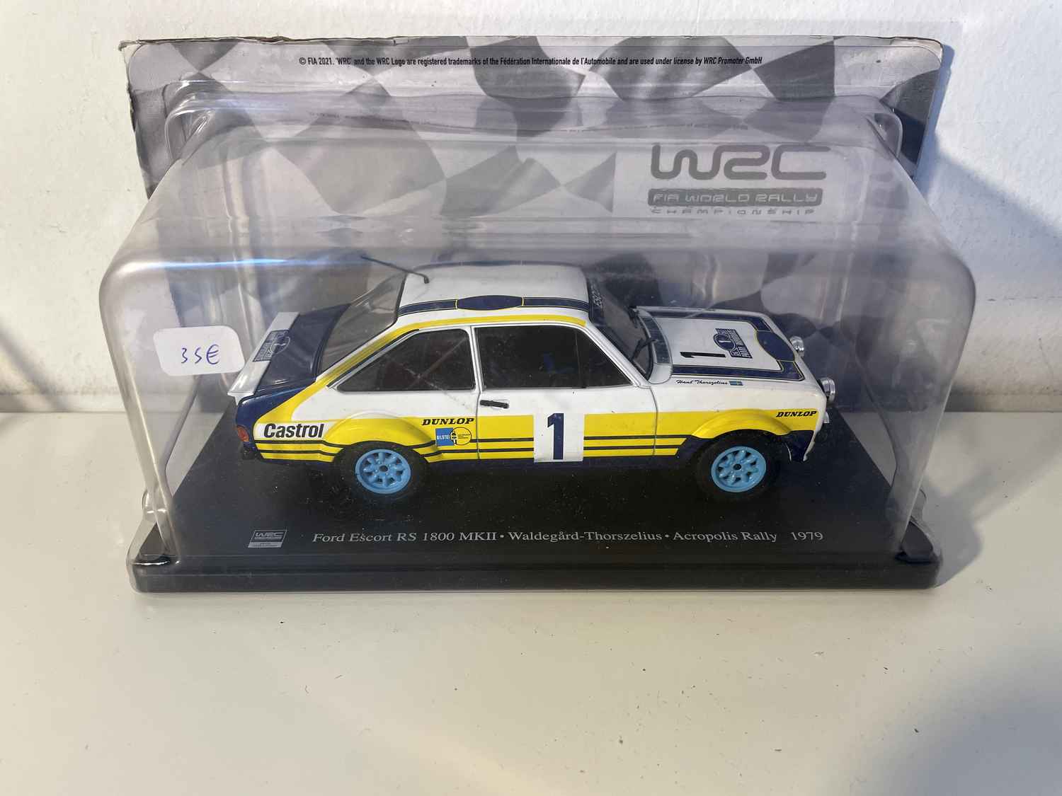 Ford Escort RS 1800 MK2 - rallye de l'Acropole 1979 (échelle 1/24ème)