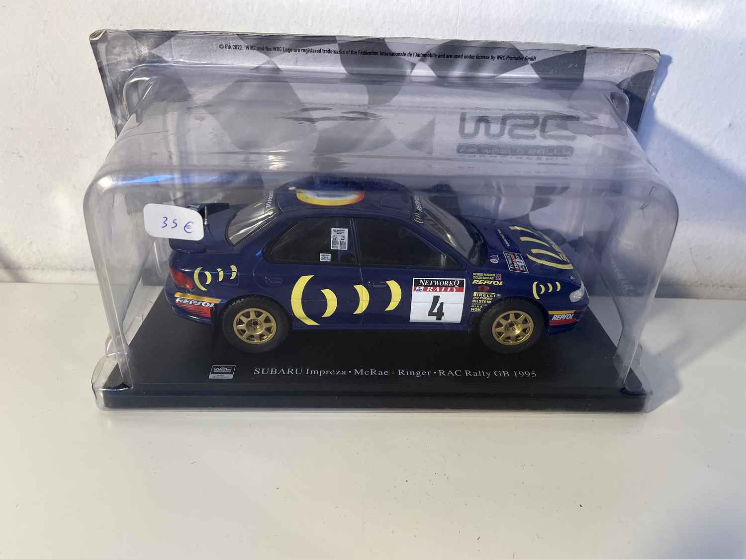 Subaru Impreza - rallye de Grande -Bretagne de 1995 (échelle 1/24ème)