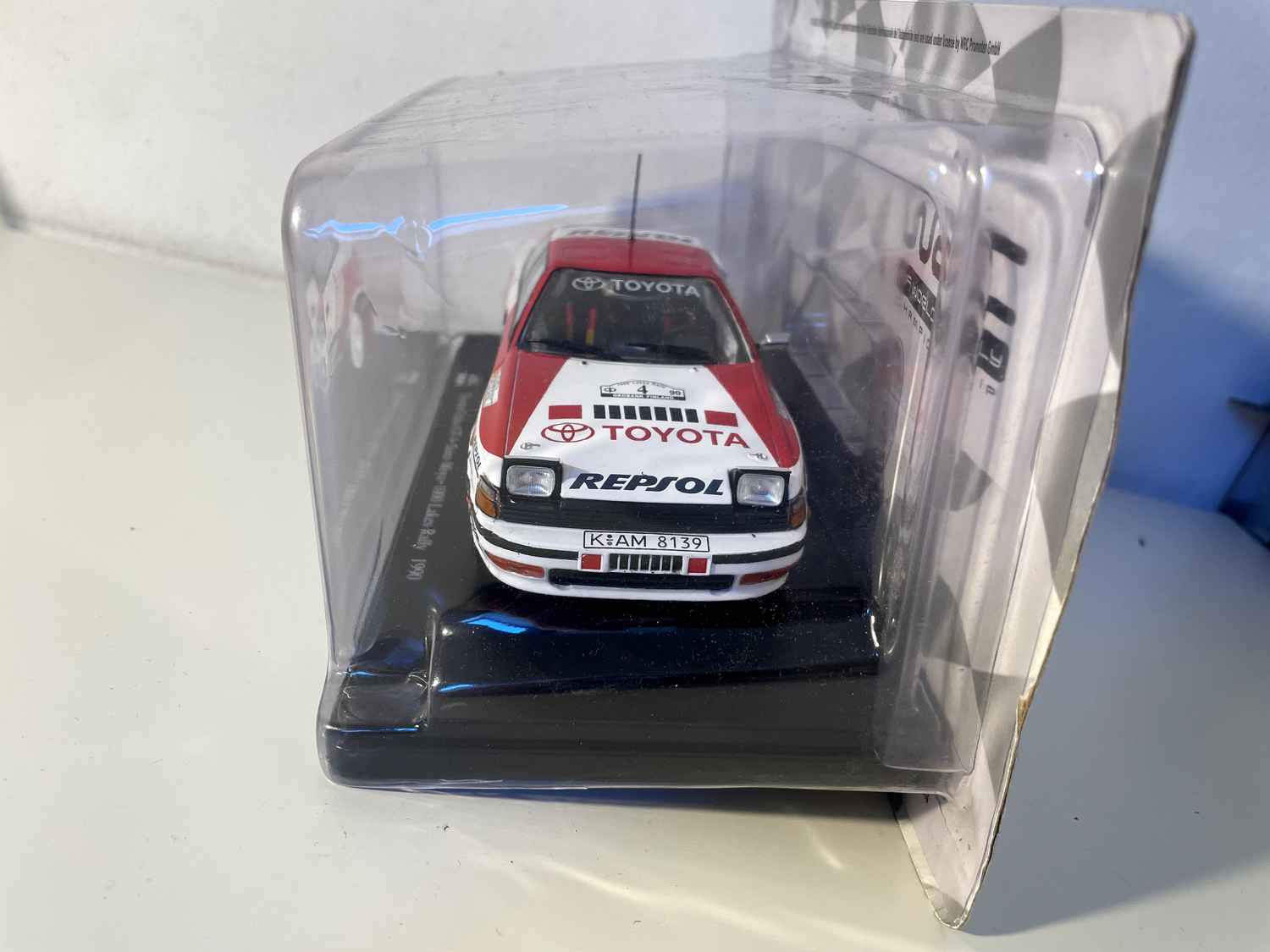 Toyota Célica GT-4 rallye des 1000 lacs 1990 (échelle 1/24ème)