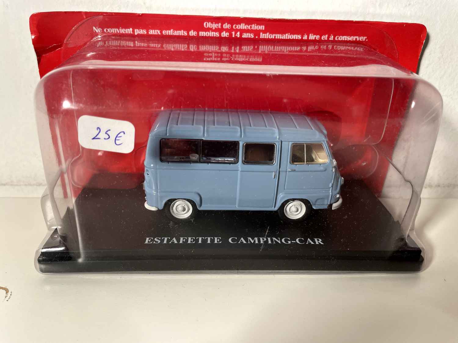 Renault estafette camping-car bleu