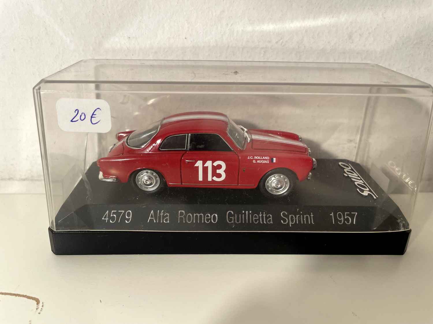 Alfa Roméo Giuliétta de 1957 (Solido référence 4579)