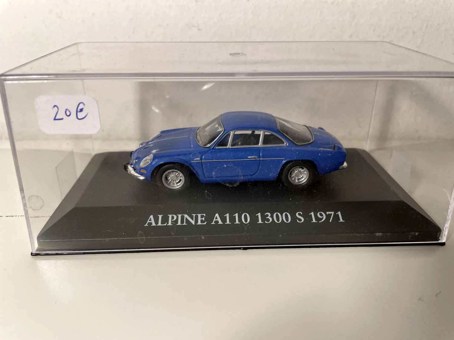 Renault Alpine A110 1300S bleue de 1971 (collection Mes Voitures Mythiques) SANS boite en carton