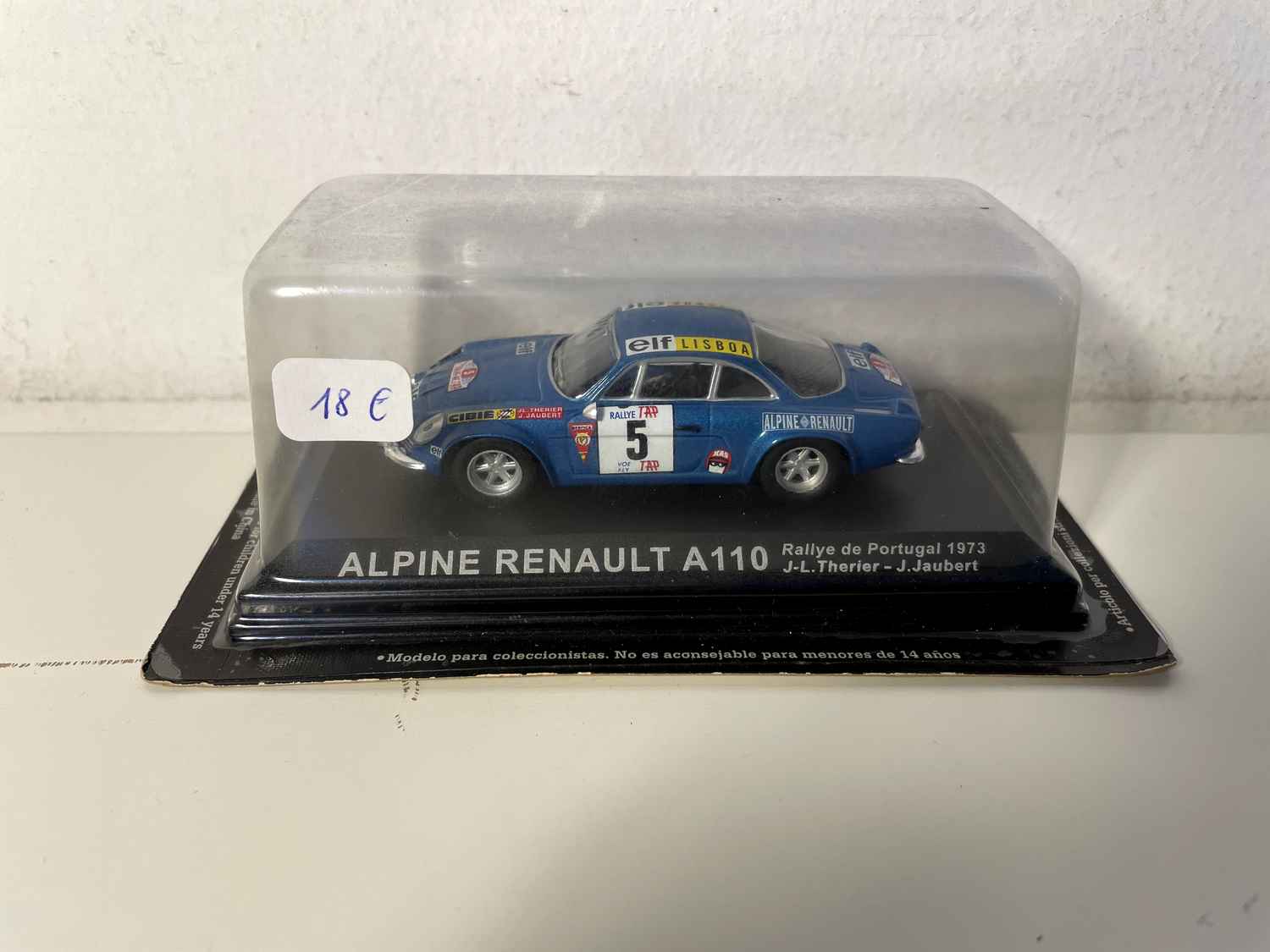 Renault Alpine A110 - rallye du Portugal 1973 (numéro 5)