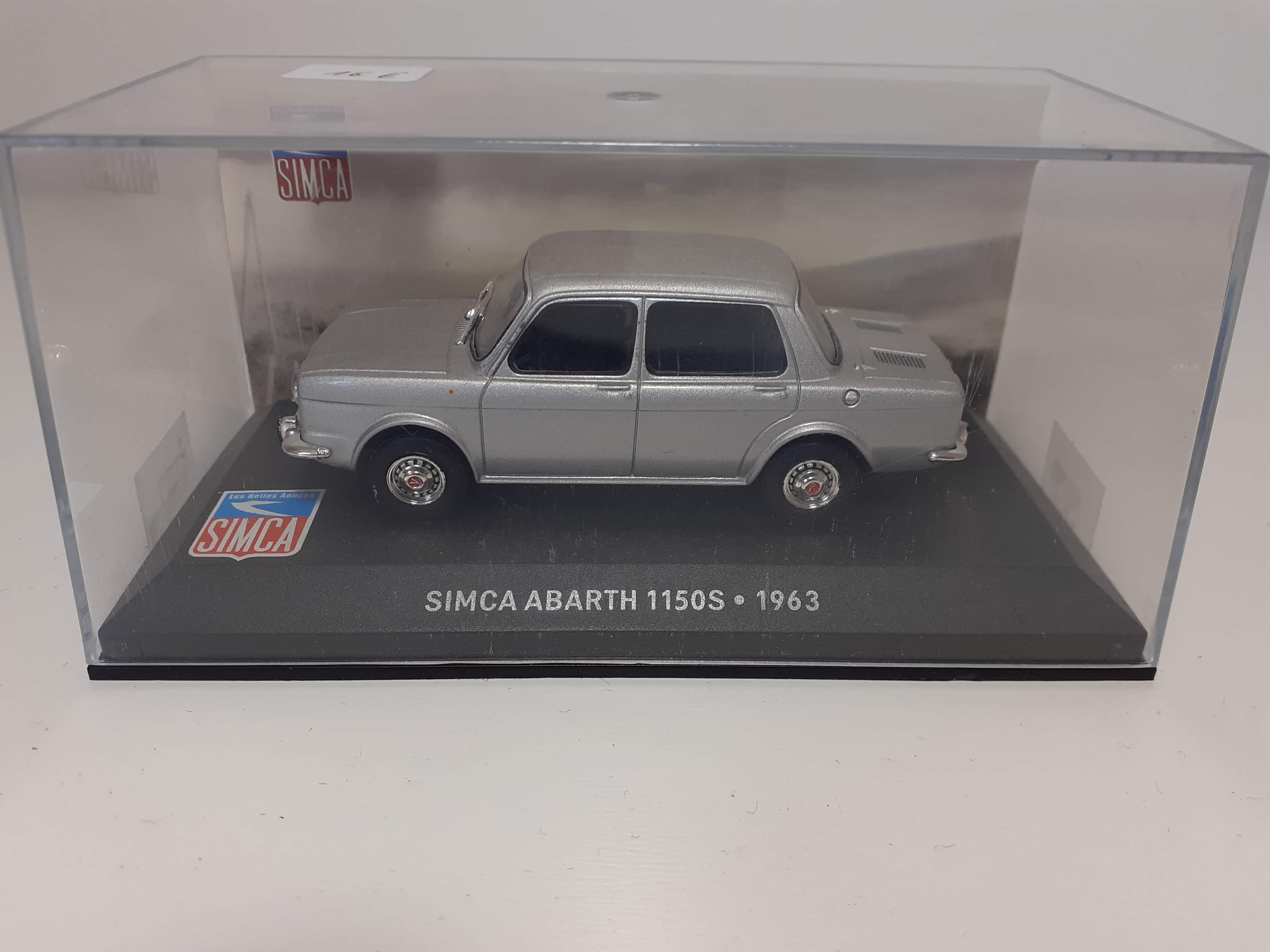 SIMCA Abarth 1150S grise de 1963