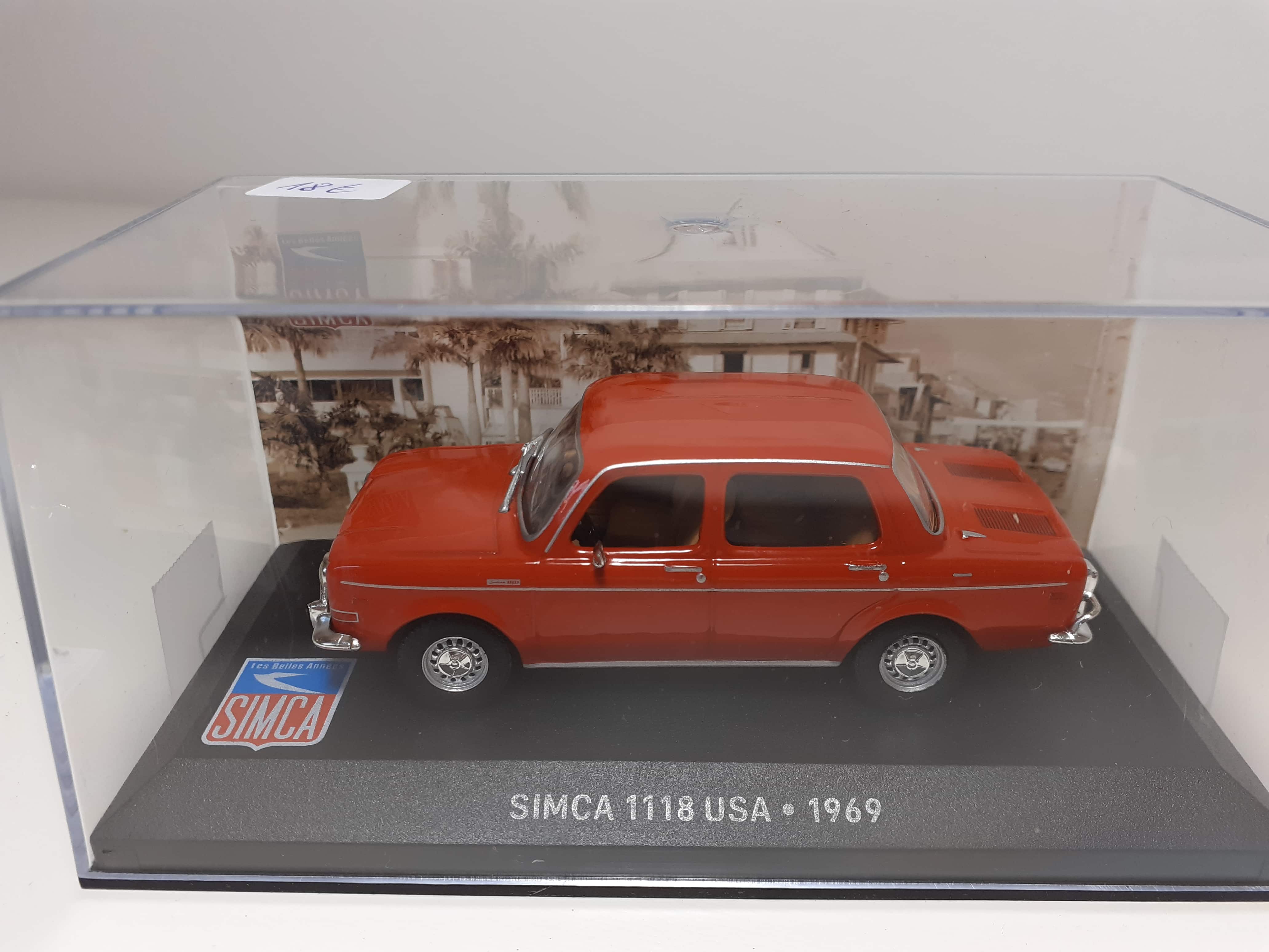 SIMCA 1118  USA rouge de 1969